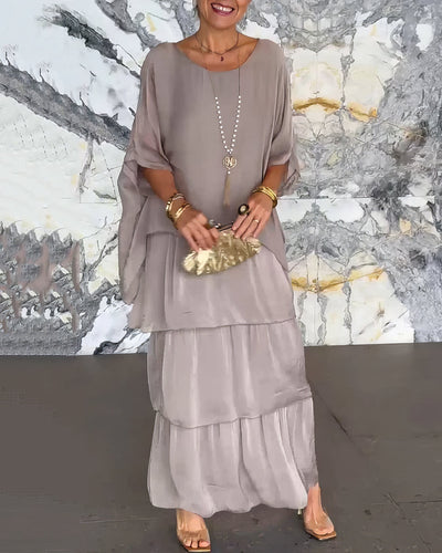 Caroline | Elegante Abito Maxi Confortevole per Tutte le Occasioni