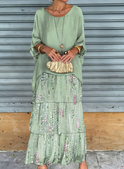 Caroline | Elegante Abito Maxi Confortevole per Tutte le Occasioni